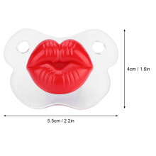 Lebensmittelechtes Silikon Baby-Quetschring mit kleinem Mund, Schweinenasen-Design, süßer Schnuller für Babys