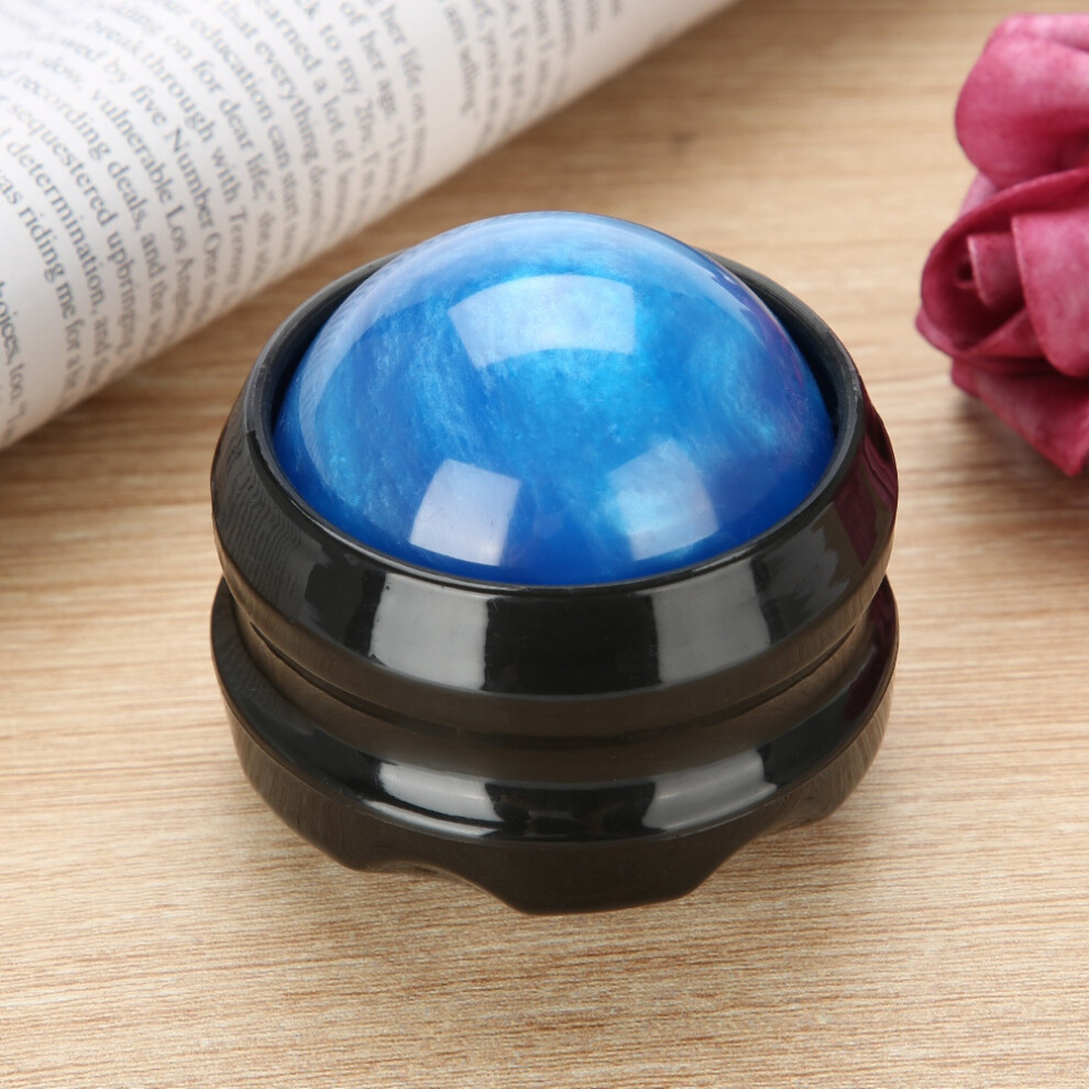 Blue Massage Roller Ball Massager Body Therapy Foot Hip Relaxer Stress Release (Blue)