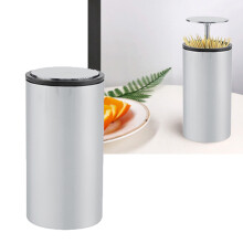 Automatischer Edelstahl-Zahnstocher-Spender, 10x5cm, hygienisch