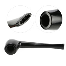 3174 Exquisite Durable Ebony Tobacco Cigarette Smoking Pipe Gift Craft