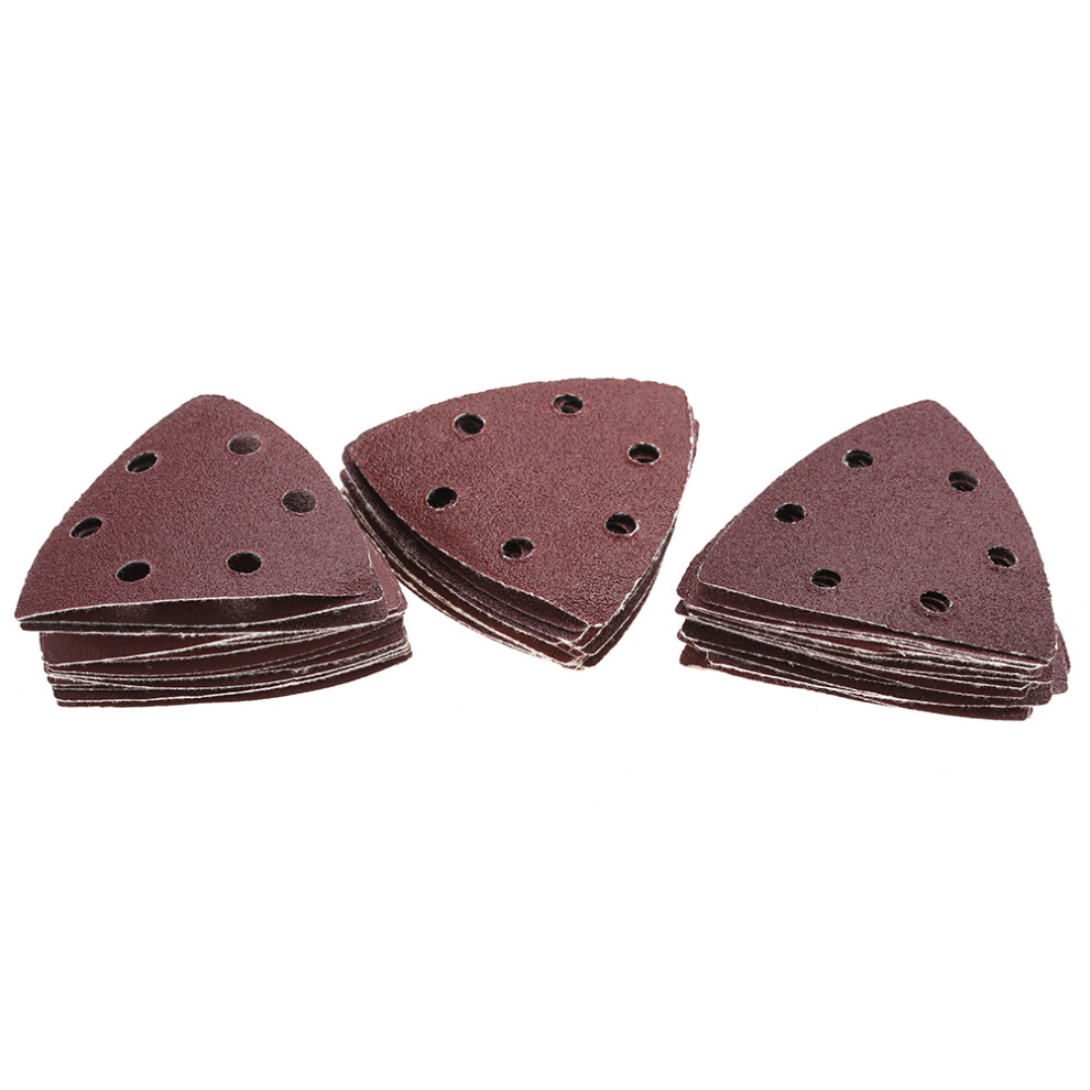 50Pcs Grit Sander Sanding Polishing Paper Pads Triangular Abrasive Sandpaper Set 9451324040820
