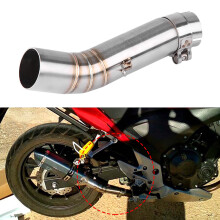 Motorcycle Exhaust Middle Pipe Link Connect for CBR500R CB500X CBR500 CB500F
