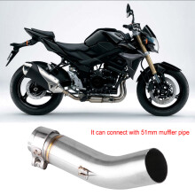 Motorcycle Exhaust Middle Pipe Link Connect for Suzuki GSR750 2011-2015