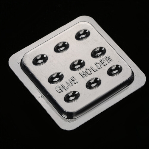 10 Pcs Plastic False Eyelash Glue Gasket Eyelash Extension Holder Adhesive Pallet 2