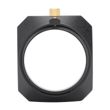 49 mm Quadratischer Objektivdeckelshade für DV-Camcorder Digitale Videokamera Schwarz