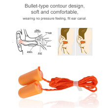 10 Stück Geräuschunterdrückende Bullet-Ohrstöpsel 29dB Orange, Kompakt & Bequem