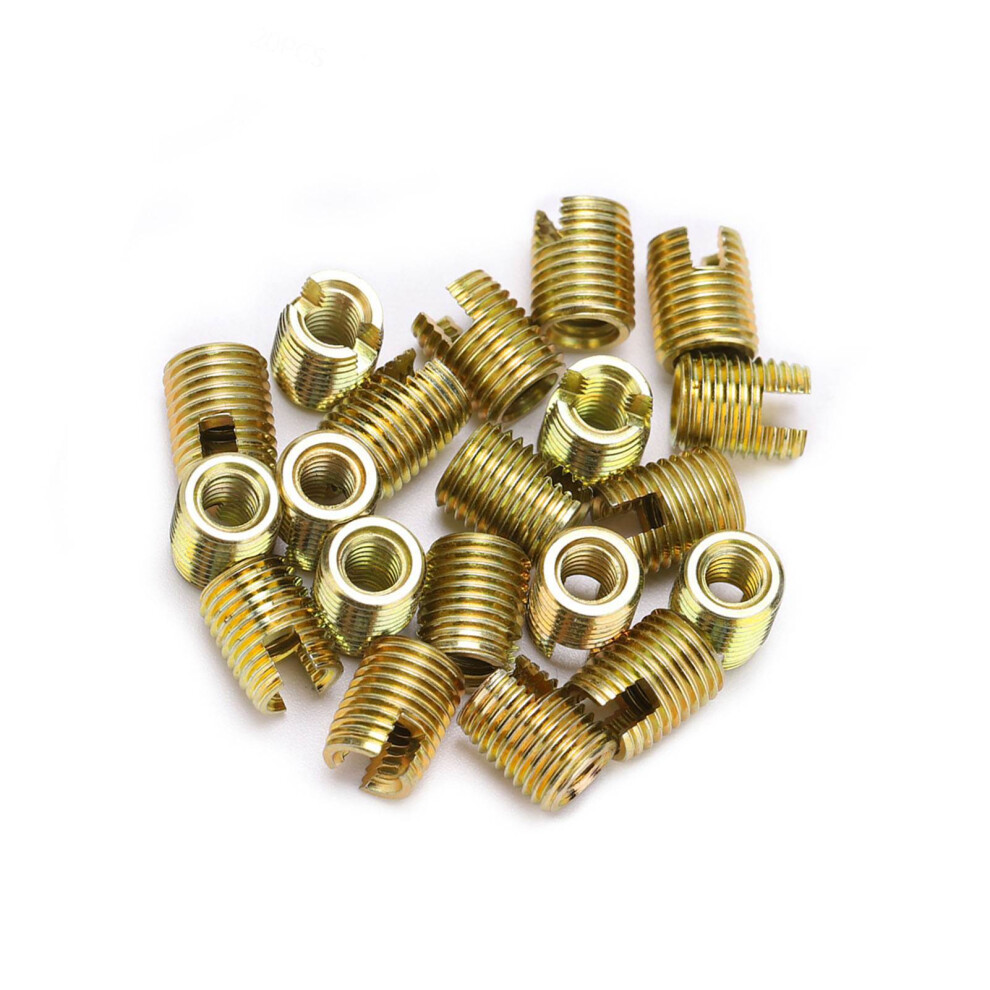 20Pcs 302 Carbon Steel Self Tapping Thread Insert Accessories(Inner M2*0.4 Outer M4.5*0.5) 6921324042382