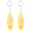4-in-1 Notfallüberlebenspfeife Kompass Thermometer Lupe, Gelb 8