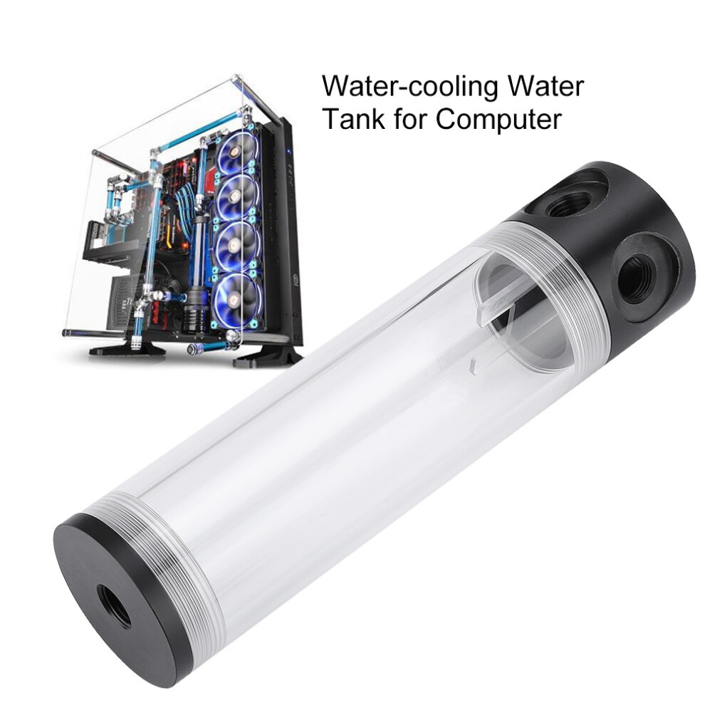 50Mm Diameter G1/4 Thread Diy Extra Long Cylinder Water Cooled Tank For Computer Cooling 190Mm 9421324043954
