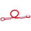 Außenkletterseil mit Ringlager – 150 cm rot 9