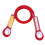 Außenkletterseil mit Ringlager – 150 cm rot 6