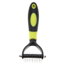 Pet 2 Sided Professional Knot Comb Brush Dog Cleaning Hair Removal Combs Grooming Tool(Yellow)