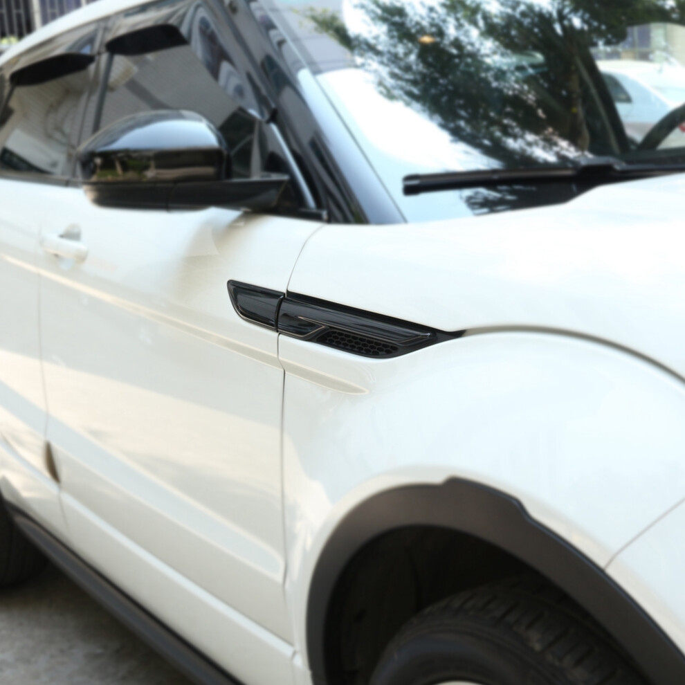 4Pcs Car Fender Side Air Vent Outlet Cover Trim For Land Rover Range Rover Evoque 2012-2018(#2) 6951324044888