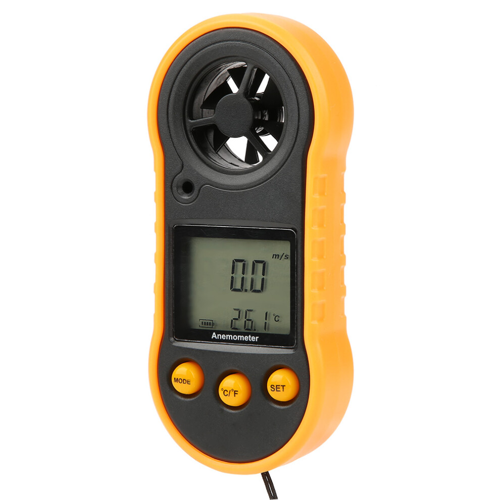 Gm818 Lcd Digital Anemometer Handheld Wind Speed Gauge Meter Air Speed Tester 6911324047999