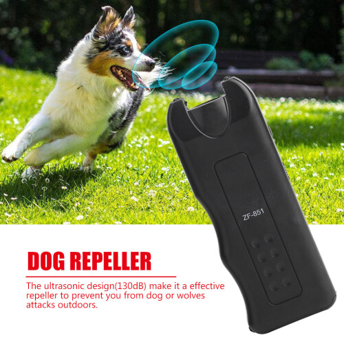 Multifunctional Ultrasonic Dog Repeller Anti Barking Stop Bark Training Device LED Torch