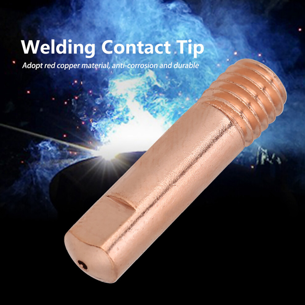20Pcs Copper Contact Tip For 15Ak Mig/Mag Welding Torch Consumables (0.8Mm) 4641324051093