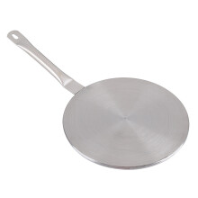 Edelstahl-Hitzeverteilerplatte 22 cm für Gas-, Elektro- und Induktionsherde