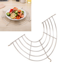 Edelstahl Wok Pfanne Topf Abkühlgitter Große Größe 16x33,5cm