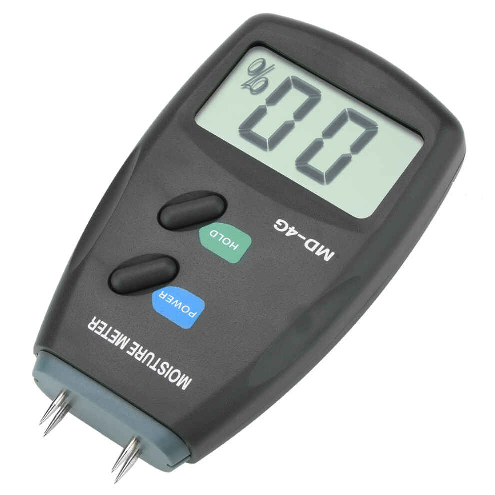 Md-4G Lcd Digital 4 Pin Wood Moisture Meter Timber Hygrometer Humidity Tester 5%-40% 7901324053532