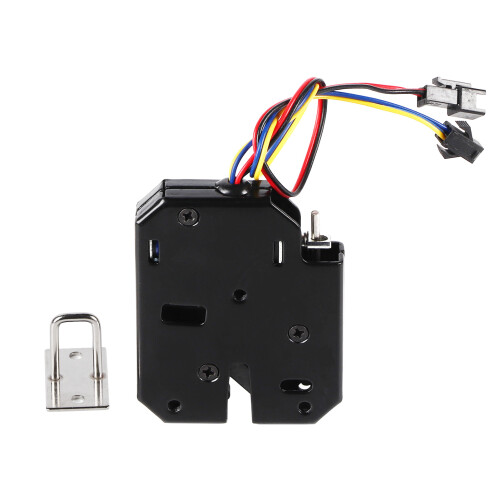 DC 12V Electric Control Latch Drawer Switch Lock Electromagnetic Lock With Detecting Switch 1