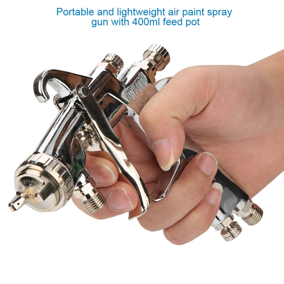 1.5Mm Nozzle 400Ml Capacity Gravity Feeding Mode Pneumatic Tool Air Paint Spray Gun 4981324054022