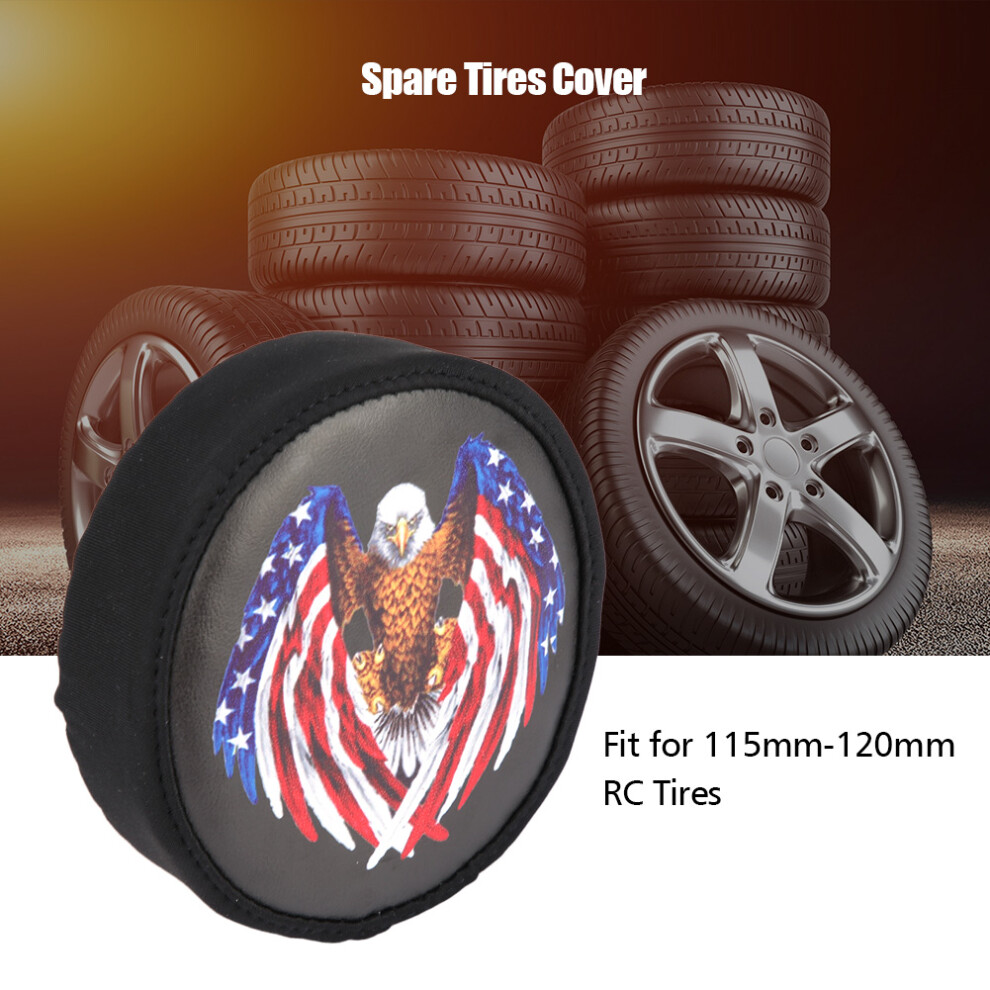 Spare Tires 115-120Mm Tyres Cover For Traxxas Trx4 Wheel Rc Crawler Part Accessory (Eagle) 6941324056028