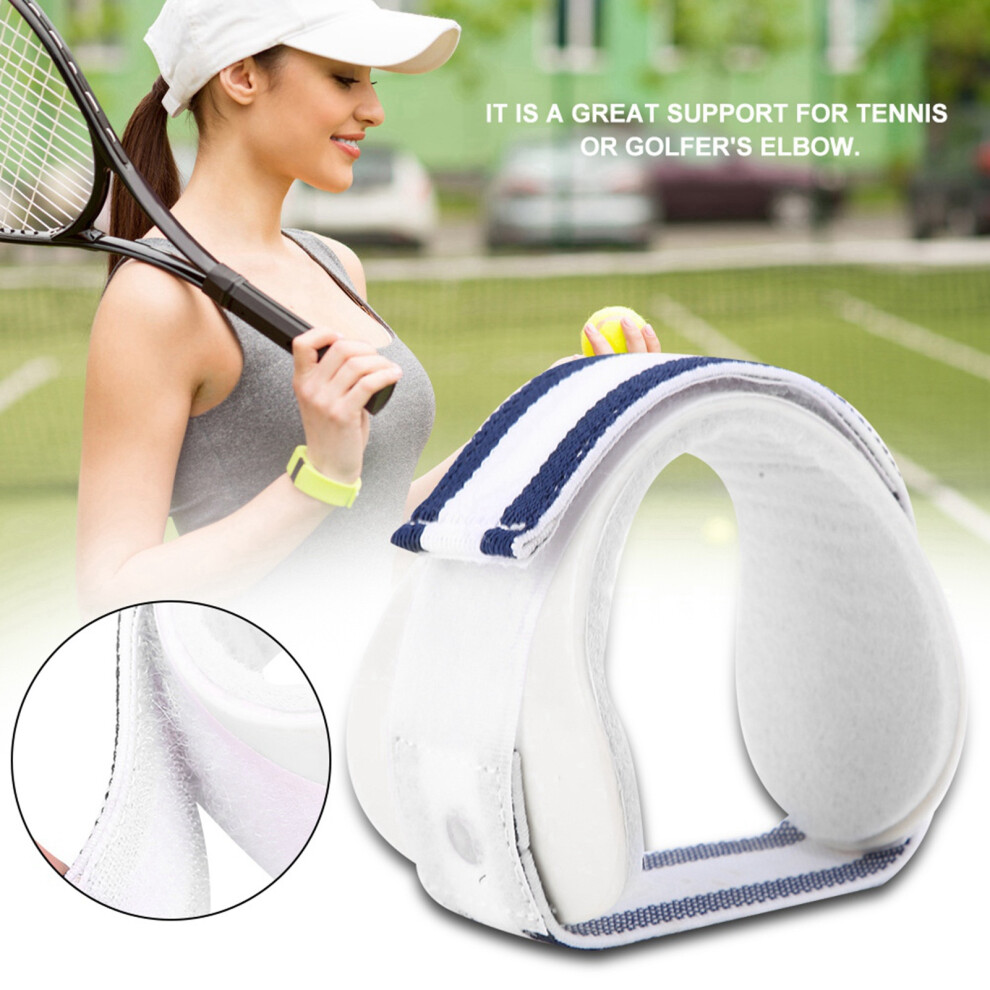 Adjustable Elbow Support Ergonomic Tennis Golfer Elbow Brace Strap L