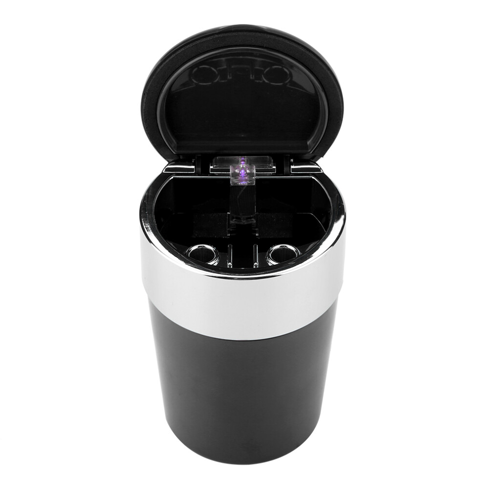Portable Auto Car Cigarette Ashtray Cinder Holder With Led Light 4931324056410