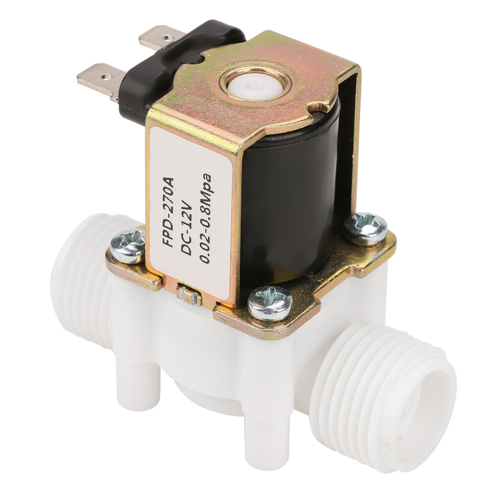12V G1/2" Nc Plastic Electrical Inlet Solenoid Water Valve For Water Dispense 8771324056722