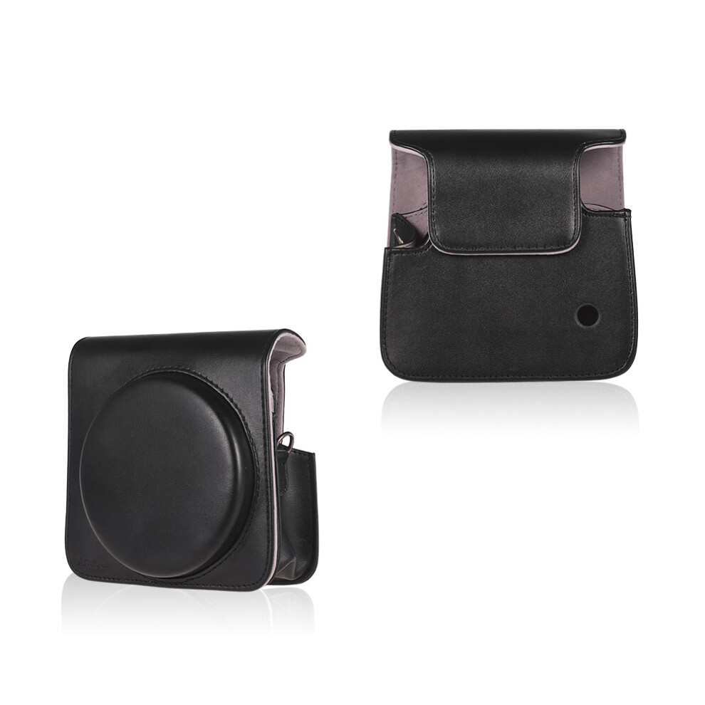 Andoer Protective Case Pu Leather Bag With Adjustable Strap For Fujifilm Instax Square Sq6 Instant Film Camera Black 4131324057756