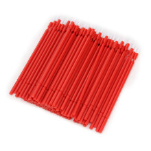 100 Stück Rote Zahn-Mikro-Applikatorbürsten, flexibel, 10 cm