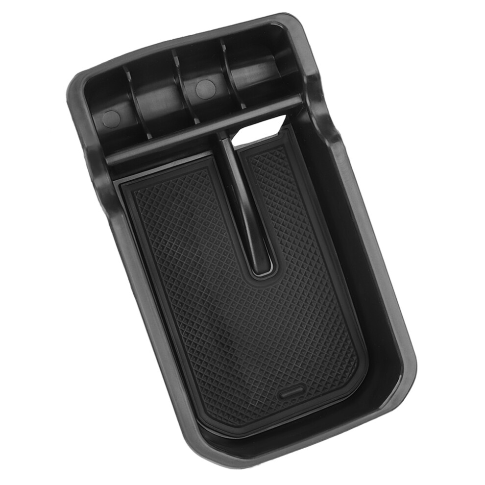 Car Center Console Armrest Storage Box Glove Organizer Tray For Jeep Compass 2017+ Black 5031324058700
