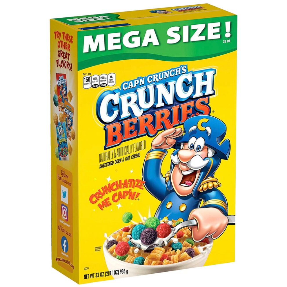 Cap’n Crunch Cap'n Crunch Berries Cereal Mega Size (936G)