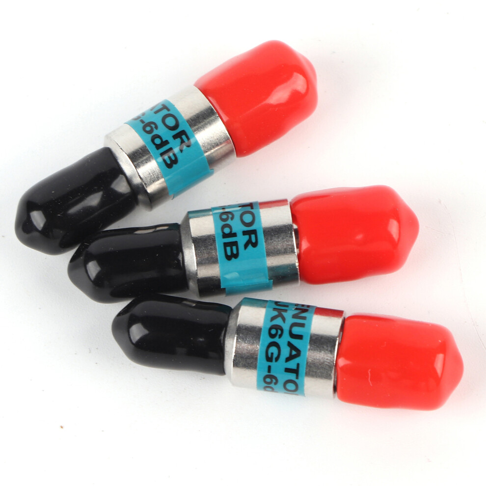 Sma-Jk Male To Female Rf Coaxial Attenuator 2W 6Ghz 50Î© 1-30Db (6Db) 5091324063852