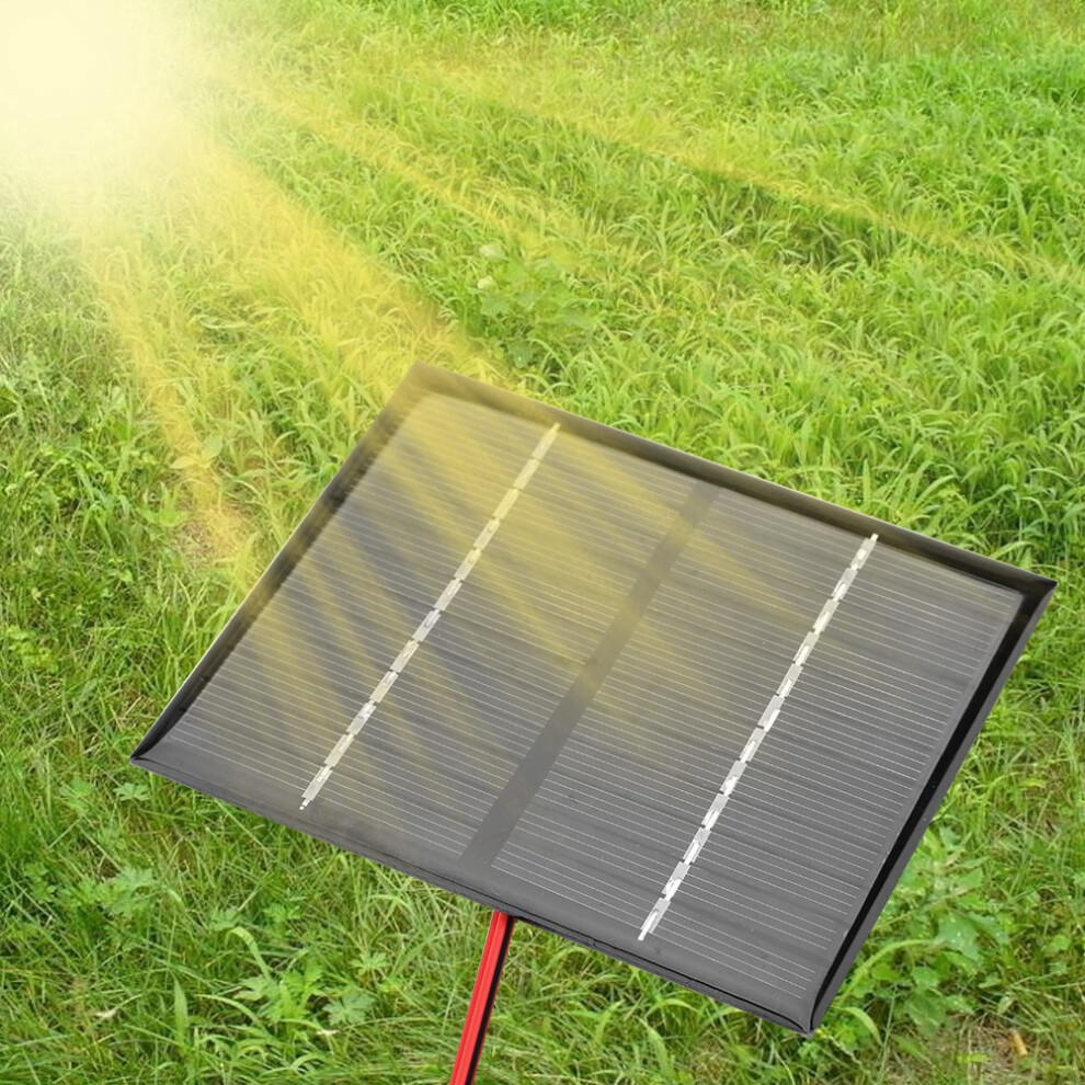 1.5W 12V Class A Polycrystalline Silicon Solar Panel Crocodile Clip Diy Kit 9391324064788