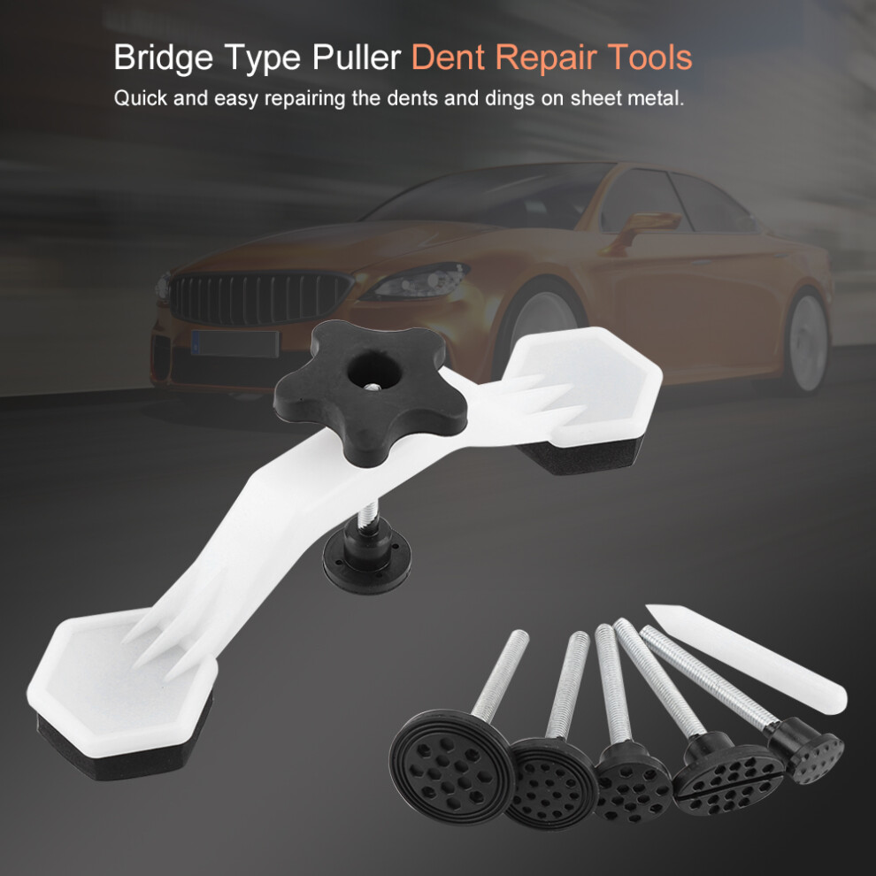 Refrigerator Car Body Bridge Type Puller And Pulling Tabs Set Paintless Dent Repair Tools 4291324065936