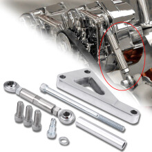 Polished Aluminum Alternator Bracket Kit Water Pump Lwp Bracket Set for Chevy SBC 350