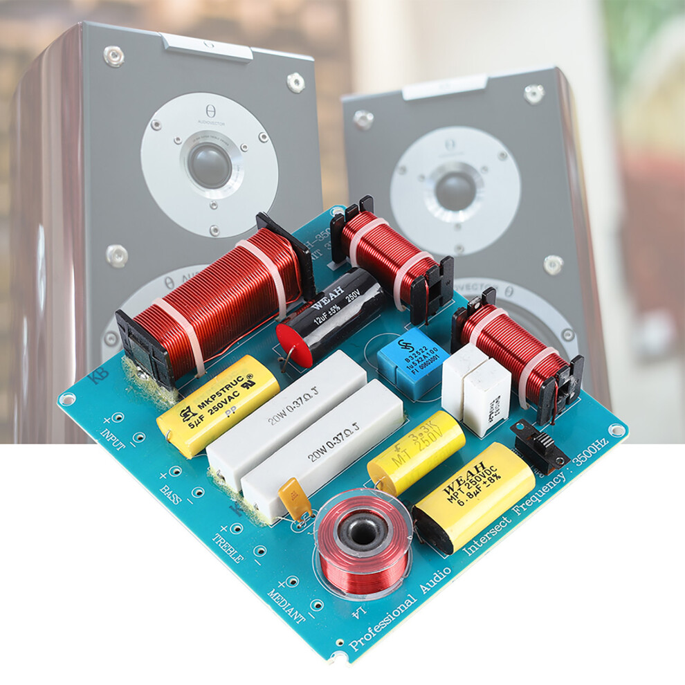 3 Way Speaker Crossover Filter Audio Frequency Divider 300W For Diy Ktv Stage Speaker 3741324066897