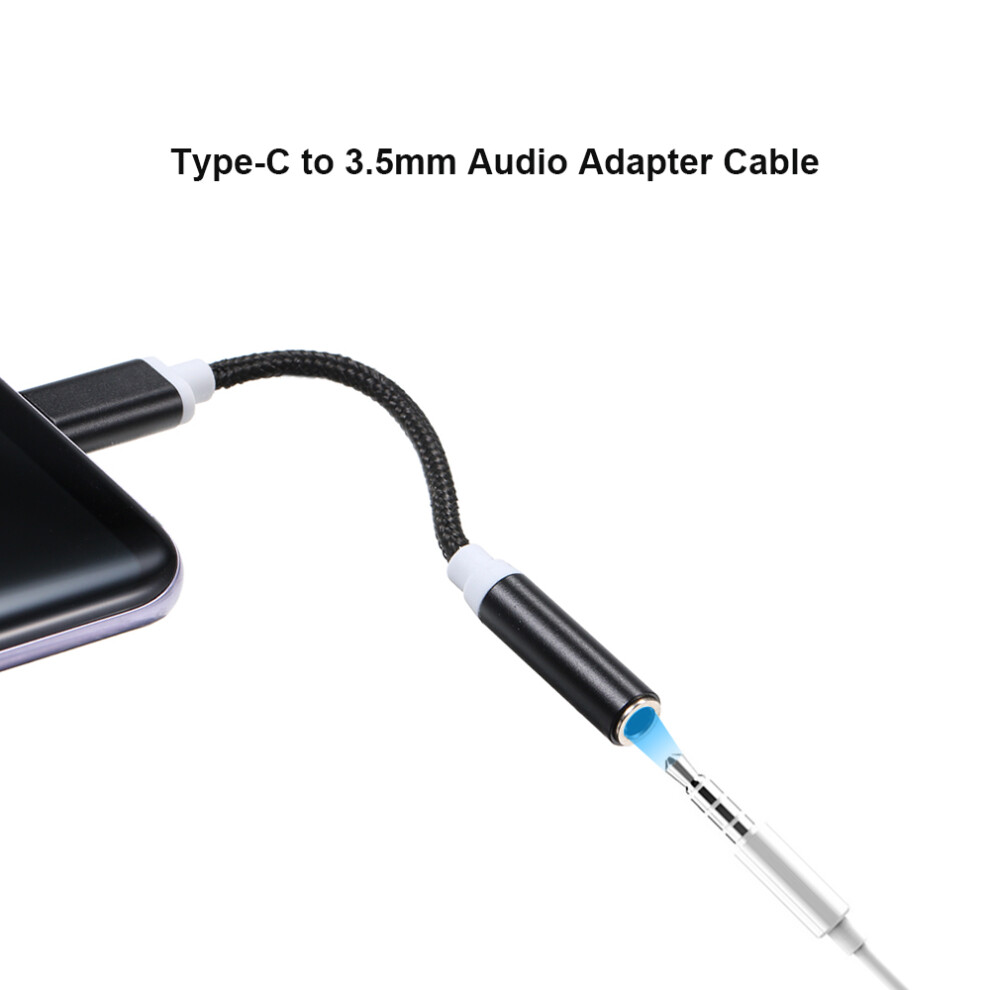 Type-C To Jack 3.5Mm Aux Audio Cable Converter Adapter Usb-C Male To 3.5Mm Headphones Female Jack Replacement For Xiaomi Samsung Huawei 8771324068220