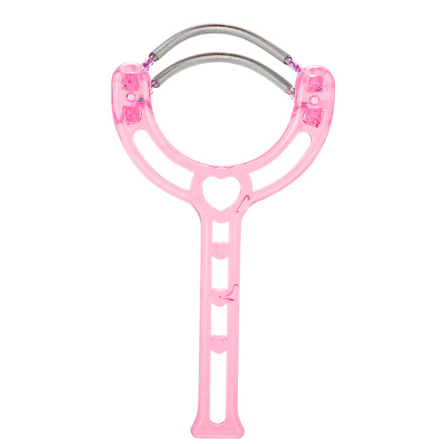 Portable Face Lips Hair Epilator Removal Plastic Spring Device Beauty Tool (Pink) 1