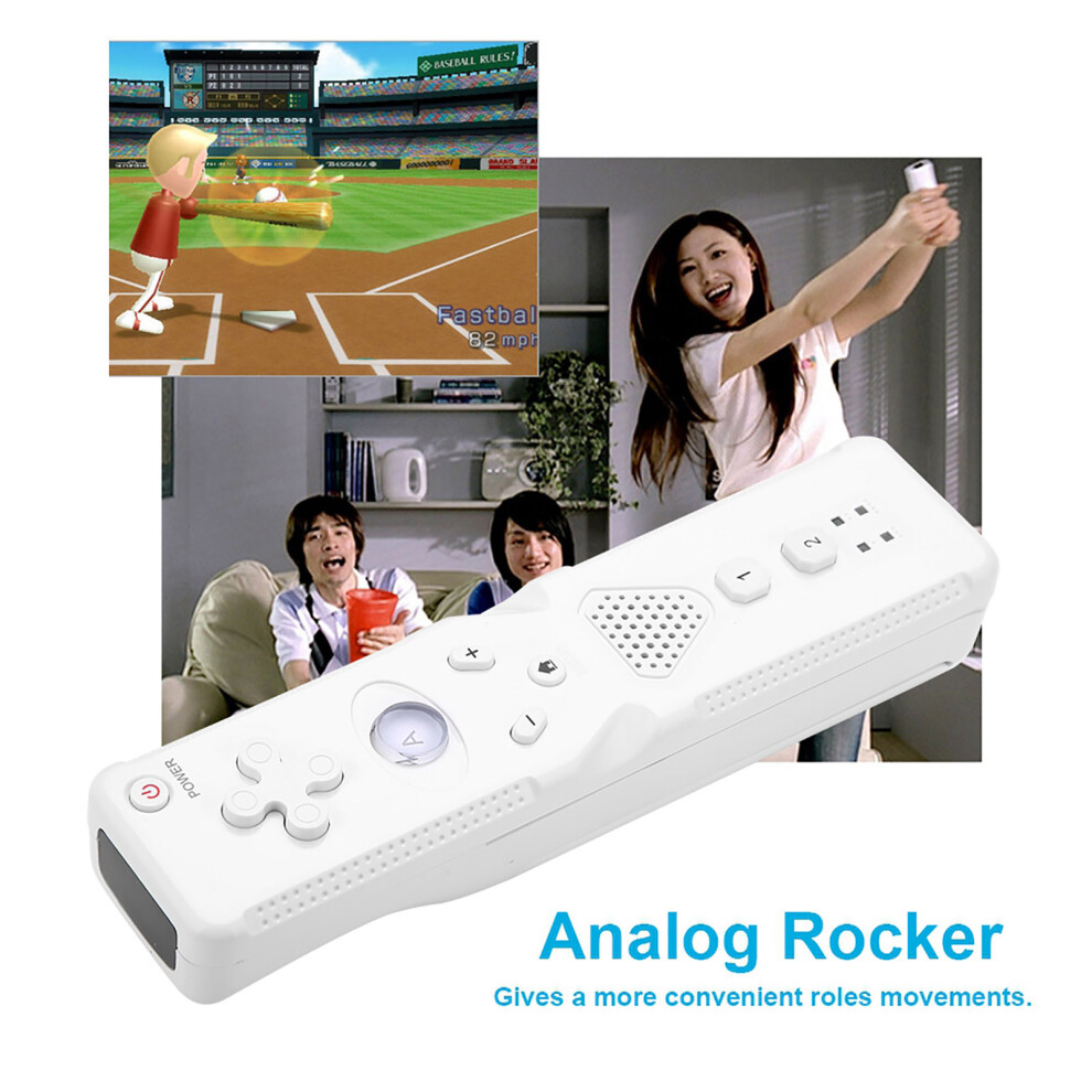 Analog Rocker Motion Game Console Intenser Game Experience Remote For Wii - White 4991324069186