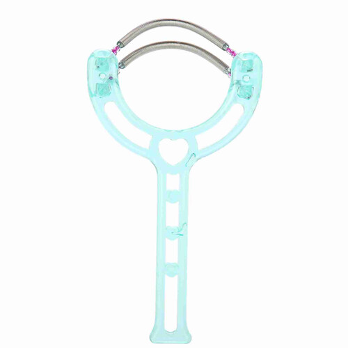 Portable Face Lips Hair Epilator Removal Plastic Spring Device Beauty Tool (Green) 2