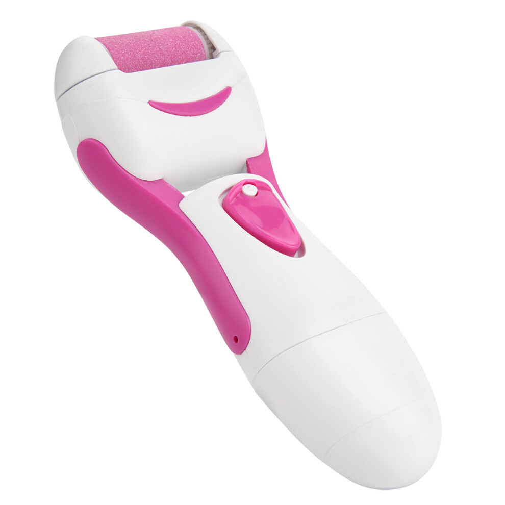 Pink Electronic Pedicure Foot Callus Shaver Removal Cleansing Portable Grinding Machine
