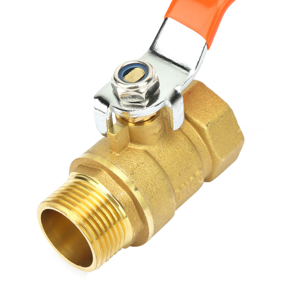 Brass Pipe Ball Valve Male And Female Thread 3/4"Bsp Dn20 8411324071751