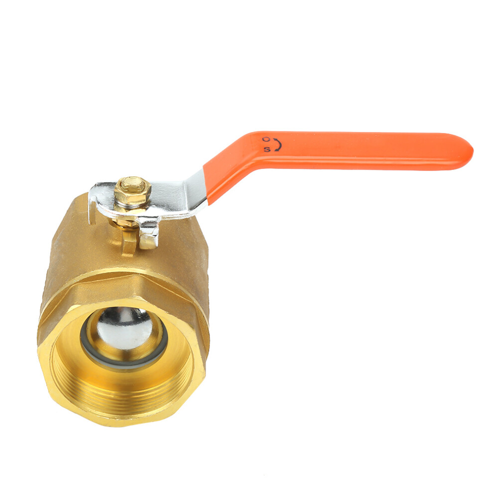 1Pc Dn50 2"Bsp Brass Pipe Ball Valve 1.6Mpa For Water Oil Gas 9441324071771
