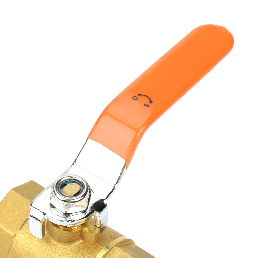 1Pc Dn20 3/4"Bsp Brass Pipe Ball Valve 1.6Mpa For Water Oil Gas 7891324071769
