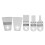 5 Stück Edelstahl-Multitool-Sägeblätter-Set 10/20/31/51 mm 12