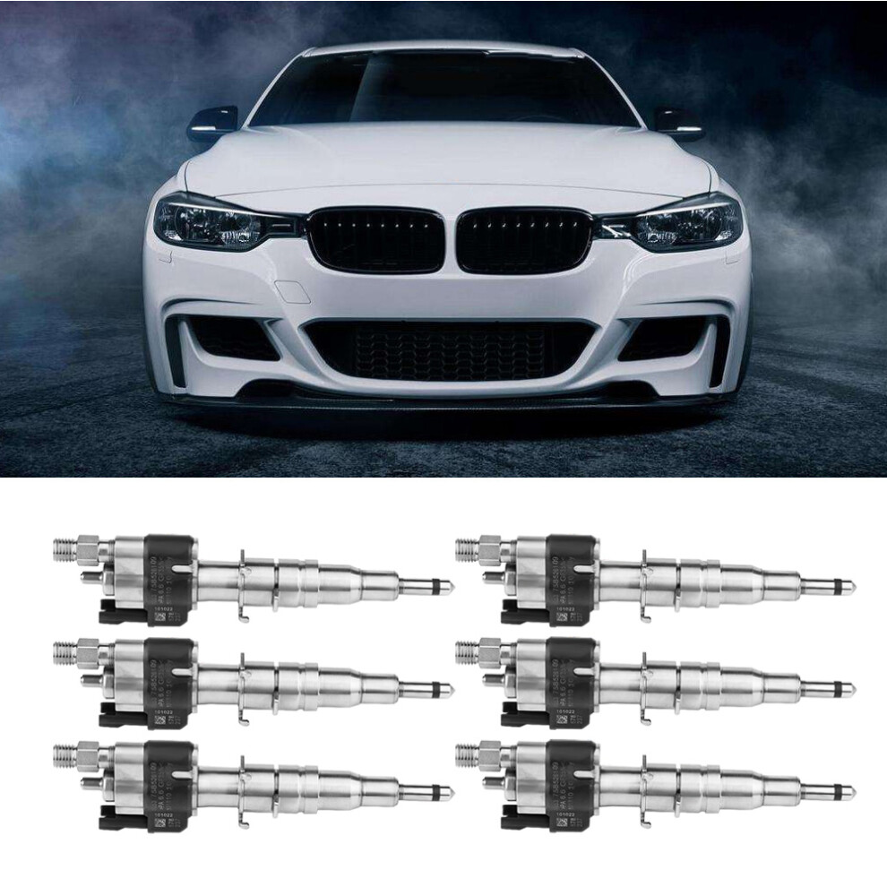 6Pcs Fuel Injector For Bmw 135I 335I 535I 650I 740I 750I X6 13537585261-09 4121324073108
