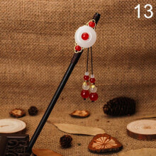 (13) 1pc Chinese Traditional Wooden Hairpins Tassel Pendant Hair Jewelry Hair Stick Hair Accessories