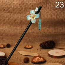 (23) 1pc Chinese Traditional Wooden Hairpins Tassel Pendant Hair Jewelry Hair Stick Hair Accessories